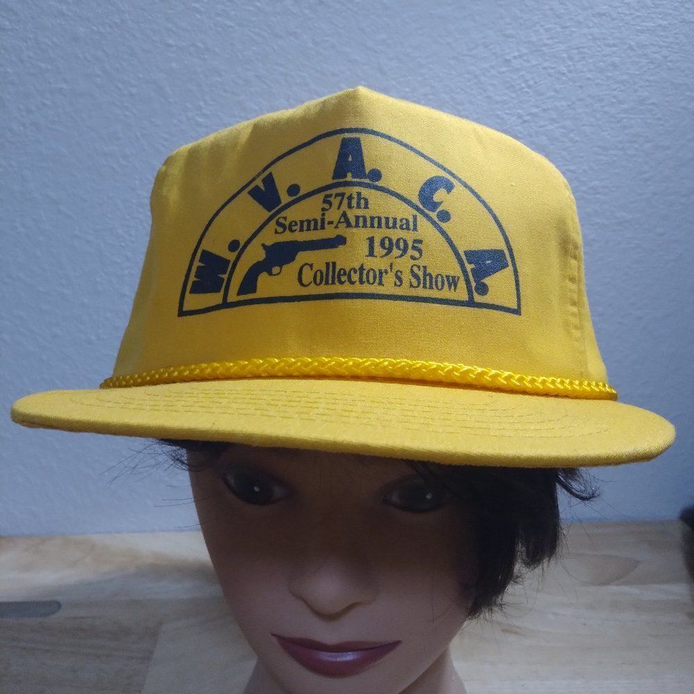 DS Vintage WVACA Gun Collector's Show 1995 Rope Trucker Hat